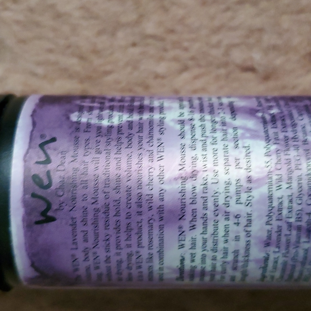 NWT,WEN CLASSIC, LAVENDER STYLING MOUSSE 1.82ozPlease be sure of scent. No exch - Picture 3 of 5